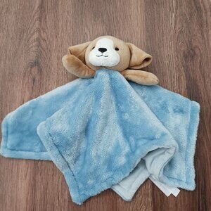 Carters Baby Lovey Puppy Dog Blue Soother Plush 14"